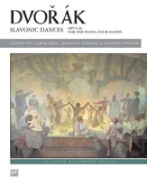 Slavonic Dances, Op. 46 piano sheet music cover Thumbnail